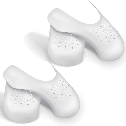 Wonder Care Sneaker Decrese Schuhfaltenschutz für Sneaker, Anti-Falten, Schuhschutz, Anti-Faltenschutz, 2 Paar, L, Weiß