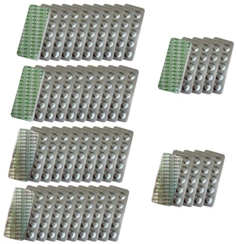 ALPHFA Rapid Test-Tabletten für Schütteltester - pH-Wert Phenol Red - DPD1 freies Chlor – Wassertester Pooltester - Haltbarkeit 10 Jahre (500)