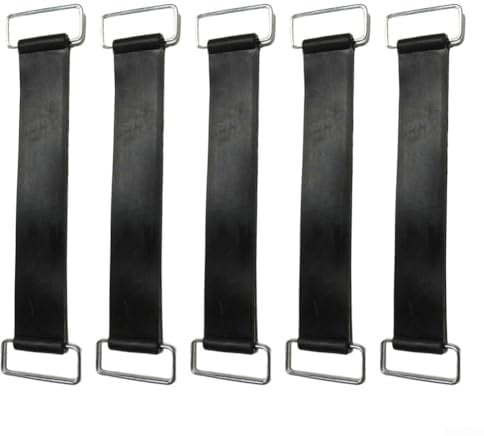 5Pcs Motorcycle Battery Strap Rubber Material with Easy Adjustability