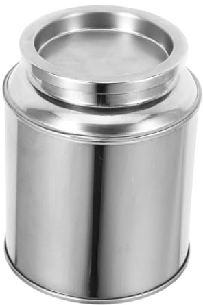 GLEAVI Luftdichte Teedose Aus Edelstahl Vorratsbehälter Für Losen Tee Luftdichter Blechbehälter Traditionelle Versiegelte Dose Tragbare Teedose Für Tee Kaffee Zucker