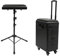 Kosmetikkoffer Trolley mit Armlehnenständer und Metallblech, Tattoo Koffer mit 3 Schubladen, Professionell Make Up Koffer Tattoo Tisch Beauty Stand Damen Nägel Koffer mit Rollen
