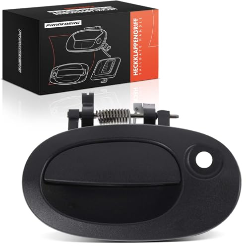 Frankberg Poignée de Porte Poignée extérieure du coffre avec trou de serrure Texturé Compatible avec Kangoo KC0/1 Kangoo Express FC0/1 Kangoo Express FW0/1 Remplacer# 7700304669