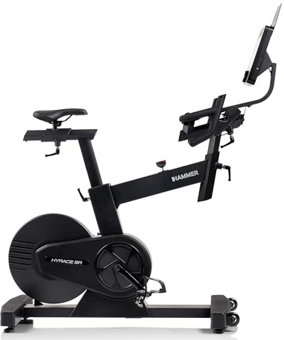 HAMMER Speedbike HyRace – Indoor Cycle Heimtrainer mit 20 kg Schwungmasse