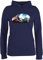 Pullover Damen Hoodie Frauen - Snowboard, Ski und mehr - Skibrille - L - Navy Blau - mit Pulli apre Geschenk après+ski+Party Party Fahren Mottoparty Apres Apres+ski après Fasching Skifahrer