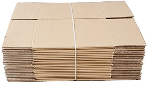 Faltkarton FEFCO 0201 230 x 230 x 300 mm BE-Welle zweiwellig braun 200 Stück