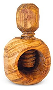 ARTE LEGNO SPELLO SRL Cascanueces a rosca de madera de olivo.