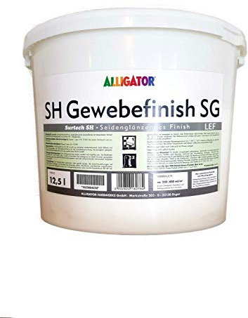 Alligator Surtech SH Gewebefinish Seidengläzend Beschichtung für Glasfasergewebe Weiß 12,5 L
