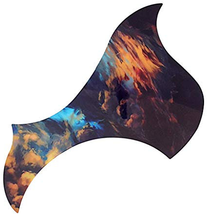 B Baosity Universal Pickguard für Akustikgitarre/Konzertgitarre/Westerngitarre/Folk Gitarren usw