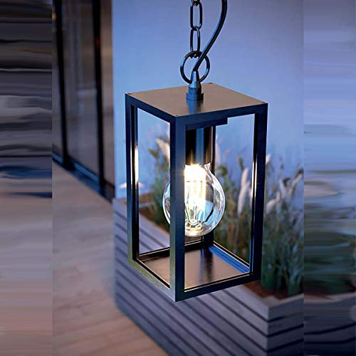 CGC Lighting - Lámpara de techo para porche (aluminio con rosca contemporánea), diseño de jardín