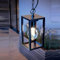 CGC Lighting - Lámpara de techo para porche (aluminio con rosca contemporánea), diseño de jardín