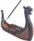 Tianbi Porte-encens à refoulement Dragon Bateau Bâton d'encens Brûleur Résine Viking Navires Bâton d'encens Brûleur Rétro Bateau Ornement Décoration de la Maison