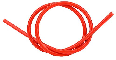 Qiilu Auto-Zündkabel, 8 Mm Hochleistungs-Silikon-Zündkabel Kabel Zündkerzen-Kabelsatz Auto Autozubehör Ersatzteil(rot)
