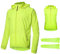 Ypnrd Herren Multifunktionelle Fahrradjacke Windjacke Herren Fahrrad Laufjacke für Radfahren, Laufen, Wandern, Bergsteigen,Grün,XXL