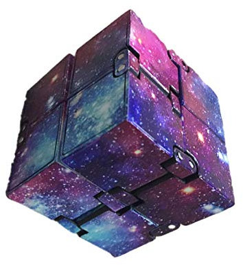 vincente 1/3 Pièces Infinity Cube De Jouet De Doigt De Fidget,Infinity Cube Fidget Toy,Cube Anti Stress Décompression Jouet pour Soulagement du Stress Et De L'Anxiété Relaxant