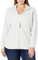Amazon Essentials Giacca in pile morbido con cerniera intera dal taglio classico (disponibile in taglie forti) Donna, Grigio Chiaro Puntinato, XXL