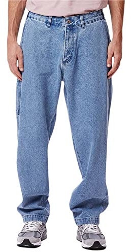 Obey Hardwork Carpenter Denim Jeans Light Indigo 30