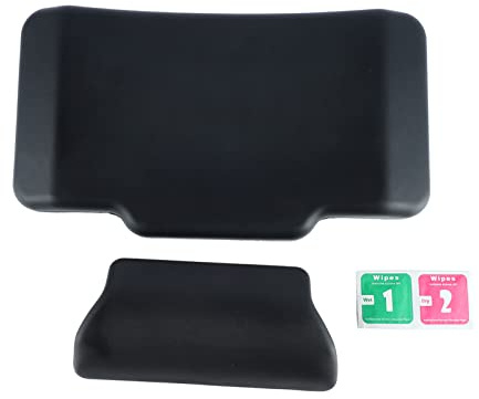 Glomora Motorrad Topcase Rückenlehnen, Motorrad Rückenkissen 30 X 17 X 3 cm,Universelle Hintere Kofferraum Rückenlehne Premium PU Leder Bequemes Stützpolster,für Motorrad Kofferraum