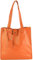 modamoda de - T247 - Ital. Leder Shopper mit herausnehmbarer Innentasche, Farbe:Orange