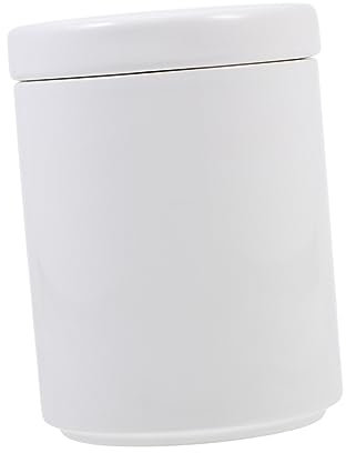 PRETYZOOM Keramischer Vorratsbehälter Weiß Mit Luftdichtem Verschluss Mittlere Nordischer Stil Für Kaffee Tee Und Trockenlebensmittel Praktische Küchenaufbewahrung