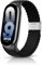 ZoRoll Bracelet Compatible avec Xiaomi Smart Band 10/Band 9/Band 8, Tressée Nylon Sport Remplacement Bracelet Compatible avec Xiaomi Mi Band10/Band9/Band8 - Noir