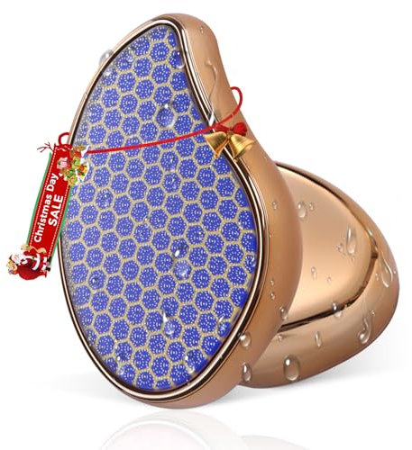 OUKEYA Lime Pied en Verre Nano, Gratte-Épaules Callosités, Élimine Peau Morte, Soins, Épilation Poils Pieds et Corps, Foot Files Blue