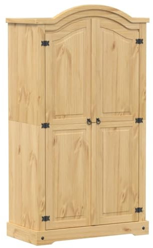 Willood Kleiderschrank Corona 102x52x186 cm Massivholz Kiefer 3038828de