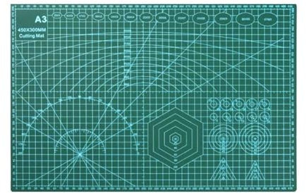 Tapis de découpe multifonction A3/A4 - Planche de gravure artisanale - Planche de sculpture sur papier PVC - Gravure artisanale - Matelassage - Guérison - Quilting Cutter - Grand tissu - Tapis de sol