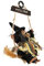 Balai d'halloween, Balai de Sorcière, Accessoires de Couronne de Porte d'halloween, Décoration de Fête de Vacances, Panneau de Bienvenue à Suspendre, Cintre de Porte de