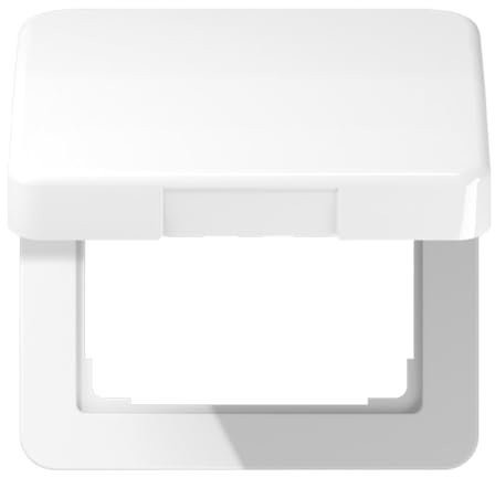 JUNG Klappdeckel (Duroplast) Alpinweiß Serie CD