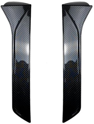 Autofenster Zierlippe Spoiler Heckspoiler Seitenkante Heckklappe Heckspoilerlippe Für SEAT Für Leon 5F FR Mk3 MK3.5 5-Türer(Kohlefaser-Look)