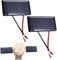 Rachlicy 2pcs Mini Panneaux solaires 5V 60mate Carte époxy de Petits Panneaux solaires avec Fils Portables pour Les Jouets électriques de téléphone léger