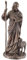 Jesus als guter Hirte, aus Kunststein, von Hand bronziert und coloriert, Veronese Kollektion,708-78276