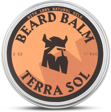 Striking Viking Bartbalsam für Männer - 60 g, Leichter Halt, Terra Sol