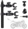 Aolawco Upgraded 360 Degree Camera Mount with Double Clamp and Five Level Adjustable Selfie Stick, Motorcycle Mount for Insta360 X4 X3 X2 ONE RS Ace Pro Ace Hero 12/11/10