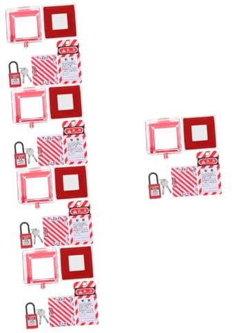 SHINEOFI 5sets Electric Protector Cover Padlock Safe and Conversion Guard for Home Office and Restaurant Use Easy Installation Design