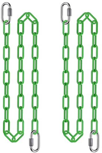 BeneLabel Schaukelketten 200cm Hängesessel Verlängerung Befestigung/Grün