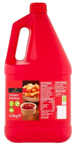 Sixsigma Foods Tomato Ketchup 4.5kg Rich, Smooth & Tangy Sauce (Case of 1) | Rich, Smooth & Tangy Tomato Ketchup With Bold Flavor For Burgers, Fries, Sandwiches, Cooking, Restaurants & Catering