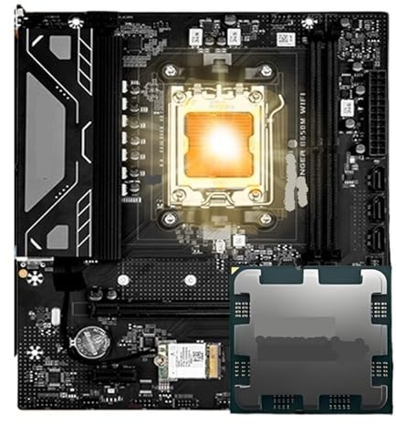 Motherboard Set B650M with CPU 5 7500F AM5 Support DDR5 M.2 Computer components B650 Motherboards