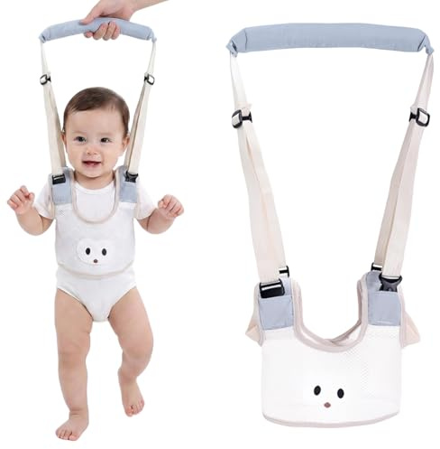 GWEOR Bretelle Redini Primi Passi, Guinzaglio per bambini, Primi passi per bambini, Bretelle di Sicurezza per Bambino Sostegno Portatile, per Aiutarlo a Camminare Cintura Protettiva, Blu