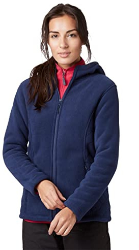 Peter Storm Women's Celia Hooded Fleece Jacket with High Loft Fleece & 2 Zipped Pockets, Warm, Comfortable, Lightweight & Quick-drying Midlayer, Ideal for Walking, Hiking & Outdoor Recreation