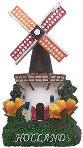 Windmühle Holland Niederlande Kühlschrankmagnet 3D Harz Handgemachtes Handwerk Tourist Travel City Souvenir Sammlung Brief Kühlschrank Aufkleber