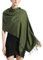 vimate Travel Scarf, Soft Plain Color Dark Green Pashmina Shawl Wrap for Womans/Ladies(UK-Dark Green)