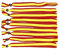 Pack 10 Pulseras Cinta Bandera España - Pulsera de Tela para Hombre y Mujer - Tamaño Ajustable Mediante Pasador - Fácil de Poner o Quitar - Colores España