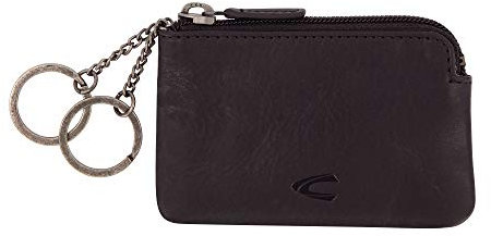 camel active Como Herren Schlüsseletui Schlüsseltasche Leder Klein Schwarz