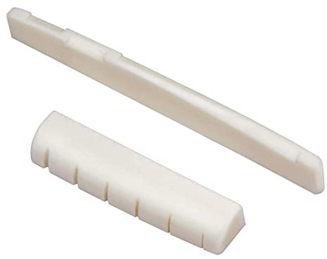 2 Gitarrenbeinbrückenstücke, geeignet für akustische und klassische 6-String-Gitarren