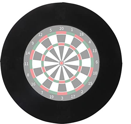 Trintion Protective Dart Ring PU Dart Target Retainer Dart Board Surround for Use with All Standard Size Dartboards