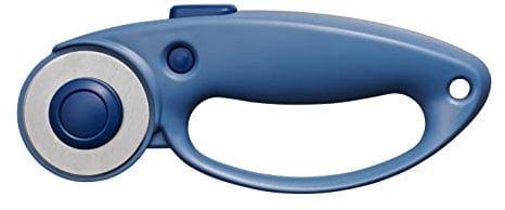 Fiskars Taglierino a Rotella, Impugnatura con Occhiello, Per Destrimani e Mancini, 45 mm, Mountain Haze (Blu), 1066465
