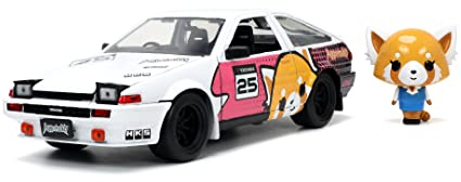 Jada Toys Aggretsuko 1986 Toyota Trueno AE86 1:24