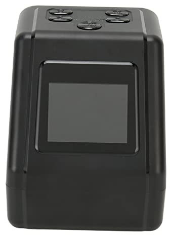 Tonysa Escáner de Diapositivas de Película Convierta 135 126 110 Diapositivas de Películas a Negativos Color Negro Fotos JPG, Escáneres Negativos de 12MP con Pantalla LCD de 2.0