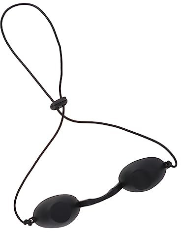 Cabilock Brillen Auge Patch Gl? Augenschutzbrille Sonnenbank Bräunungsbrille Sonnenbrille Intense Augen Sonnenschutz Braunungs Augenschutz Rotlichtlampe Schutzbrille Gläser -